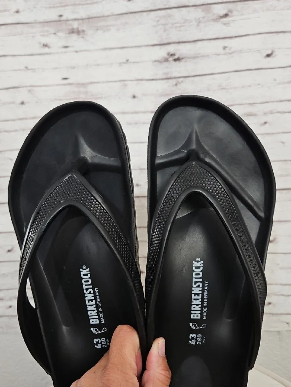 Birkenstock Black Honolulu EVA Thong Sandals